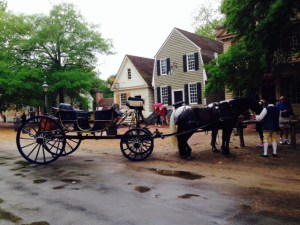 A classic scene in historic Williamsburg
