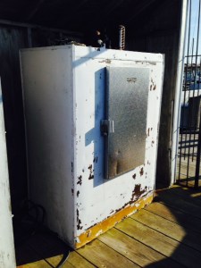 You'll be happy to know that, 13 1/2 months later, they have apparently fixed the drain problem on the ice machine...